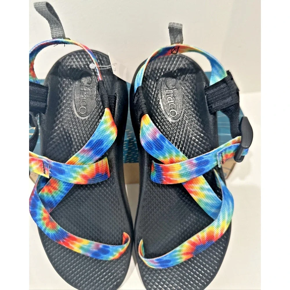 Chaco Youth Size 6M/EU 37 Z1 Ecotread Tie Dye Strap Sandals Washable